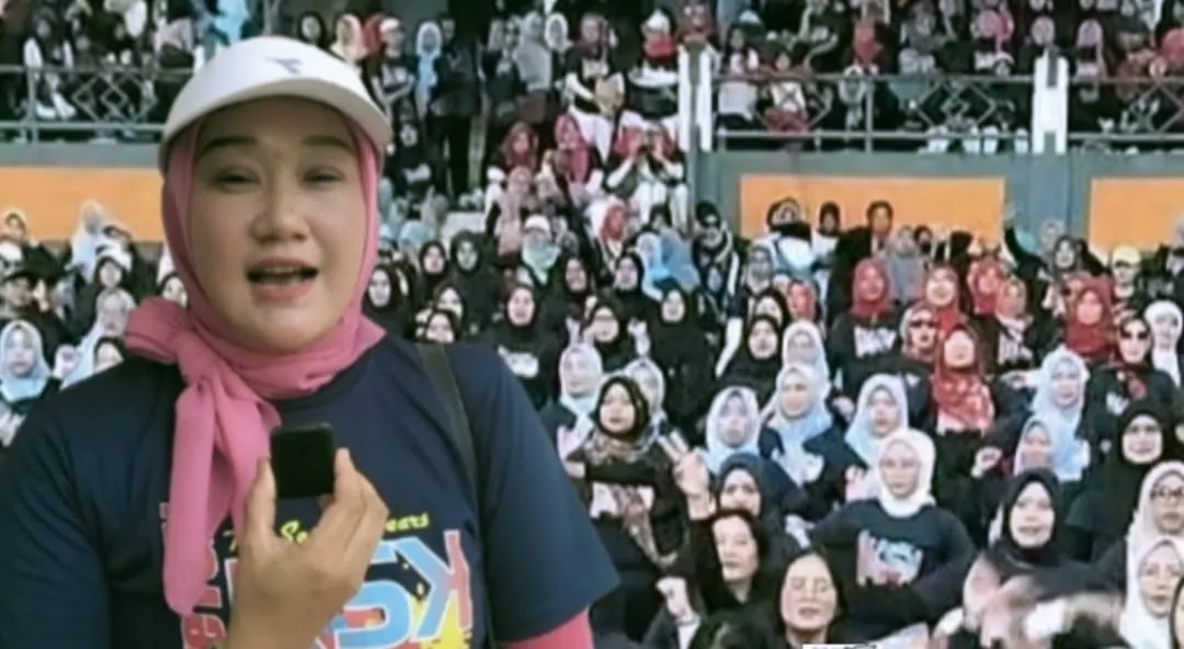 Ribuan Anggota Komunitas Senam Kuningan Padati GOR Ewangga