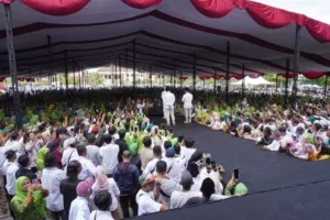 Bupati dan Wakil Bupati Kuningan Hadiri Halal Bihalal Keluarga Besar Partai Gerindra Jawa Barat