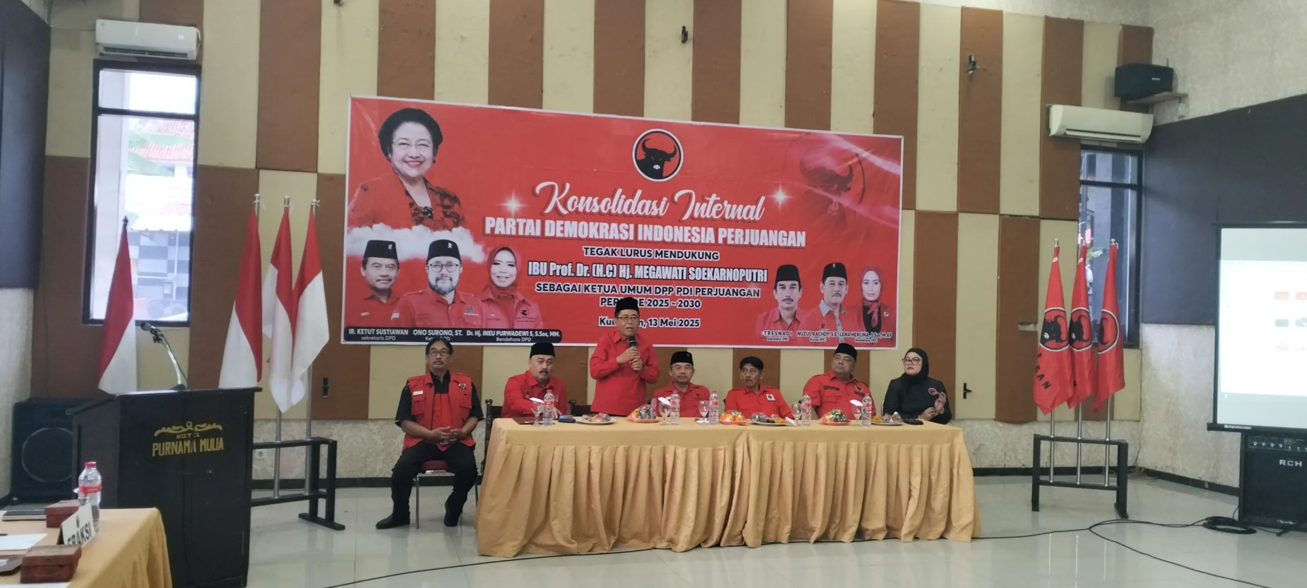 Jelang Kongres Ke 6 DPC PDI Perjuangan Kuningan Teguhkan Dukungan untuk Ibu Megawati