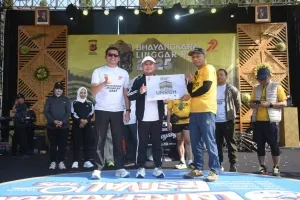 Bhayangkara Linggar Run 2025: Kolaborasi Polri, Masyarakat dan Swasta di Kuningan