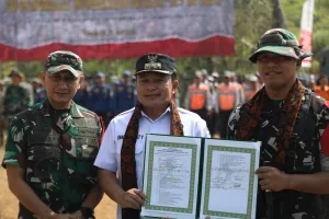TMMD ke-125 Resmi Dibuka di Kuningan: Sinergi TNI dan Masyarakat Bangun Desa