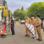 Bupati Kuningan Lepas Ratusan Pencaker Menuju Mabes Polri dan Jateng, Sinergi Lapangan Kerja Terbuka Lewat Job Fair