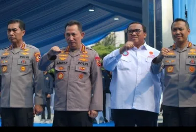 Semangat Kebangsaan Kapolri Dan Andi Gani Nena We