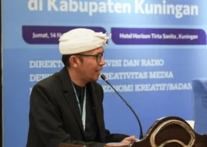 Dading Fajarudin Saat Memberikan Samabutan