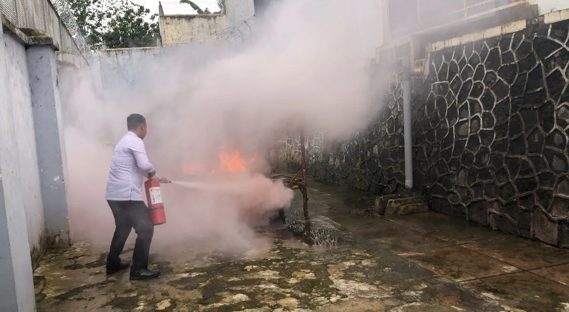 Kalapas Kuningan Saat Simulasi