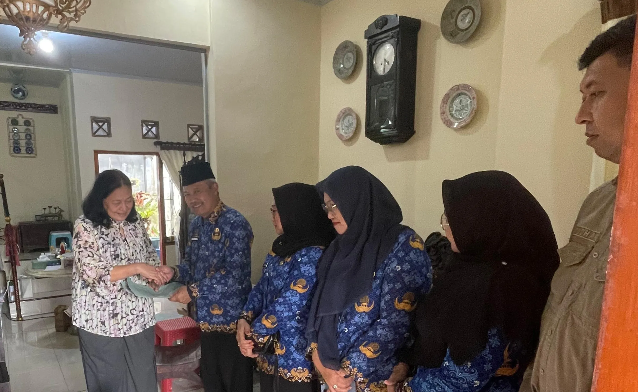 Ketua Dp.korpri Kuningan Saat Kunjungan