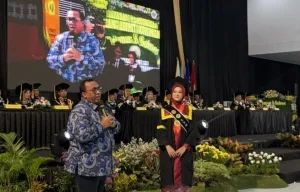Penasehat Kapolri Andi Gani Saat Sambutan Di Uniku