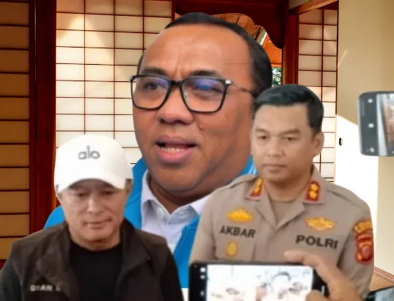 Andi Gani Bupati Kuningan Kapolres