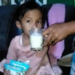 Balita Stunting Saat Minum Susu