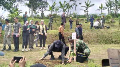 H.rokhmat Ardian Se Mm Melakukan Penanaman Pohon