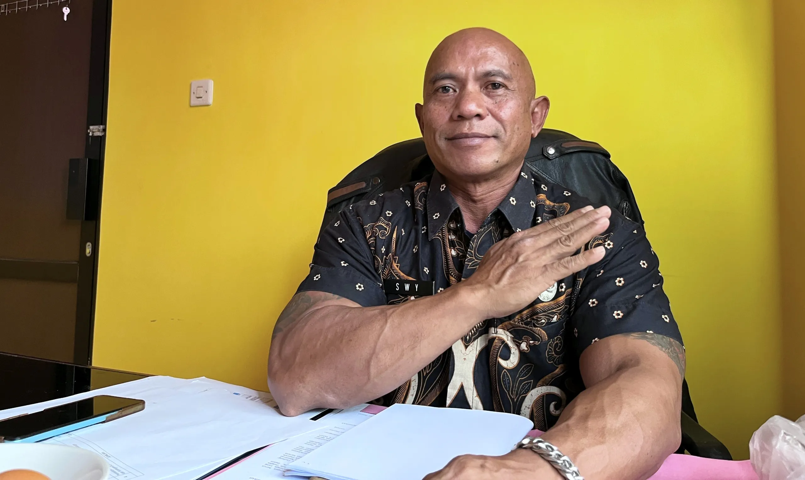 Kabid Olah Raga Disporapar Kuningan Siswoyo