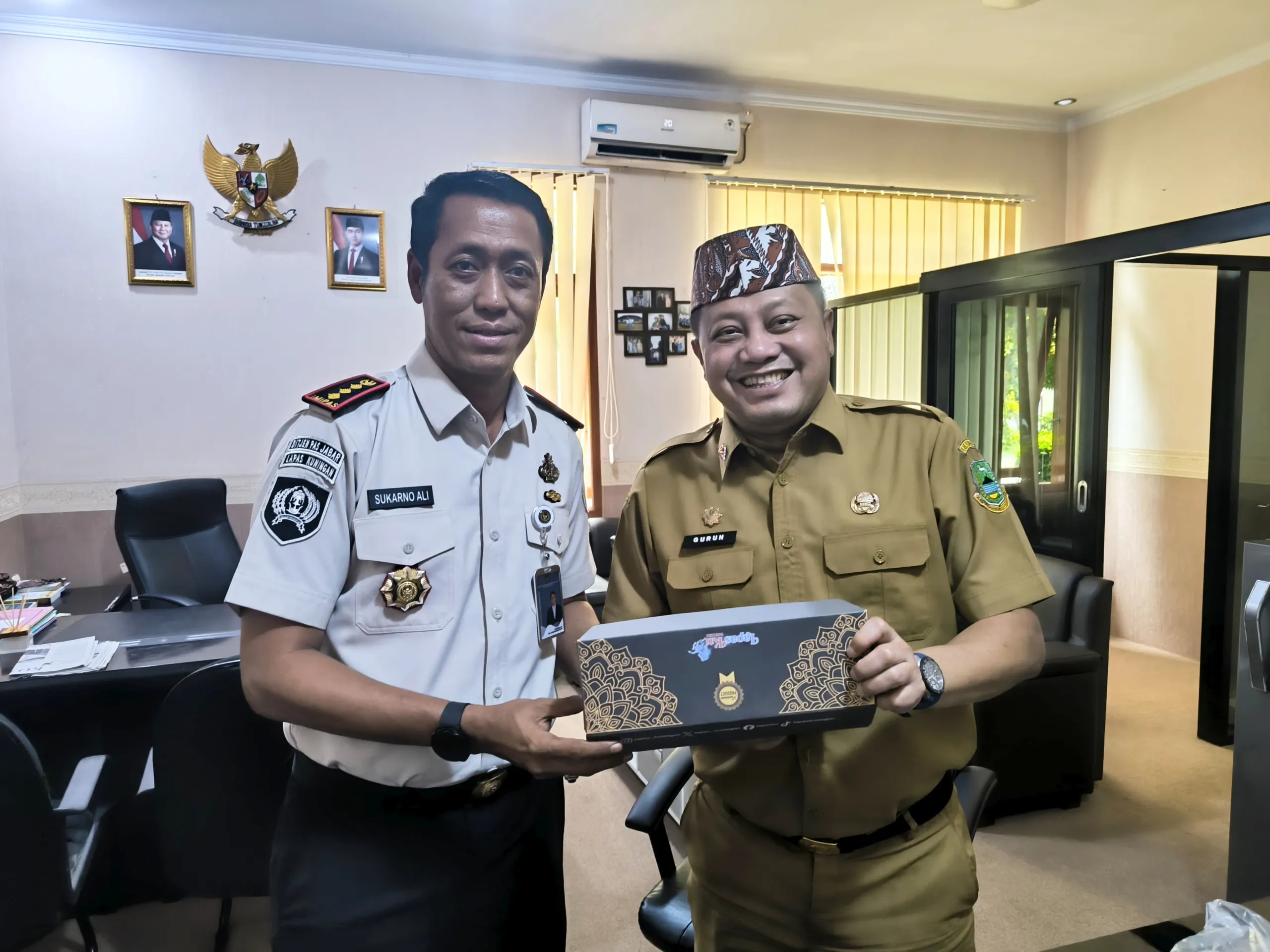 Kadisnakertans Bersama Kalapas Kuningan