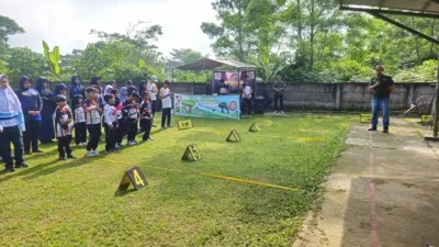 Ketua Perpani Kuningan Saat Memberikan Sambutan