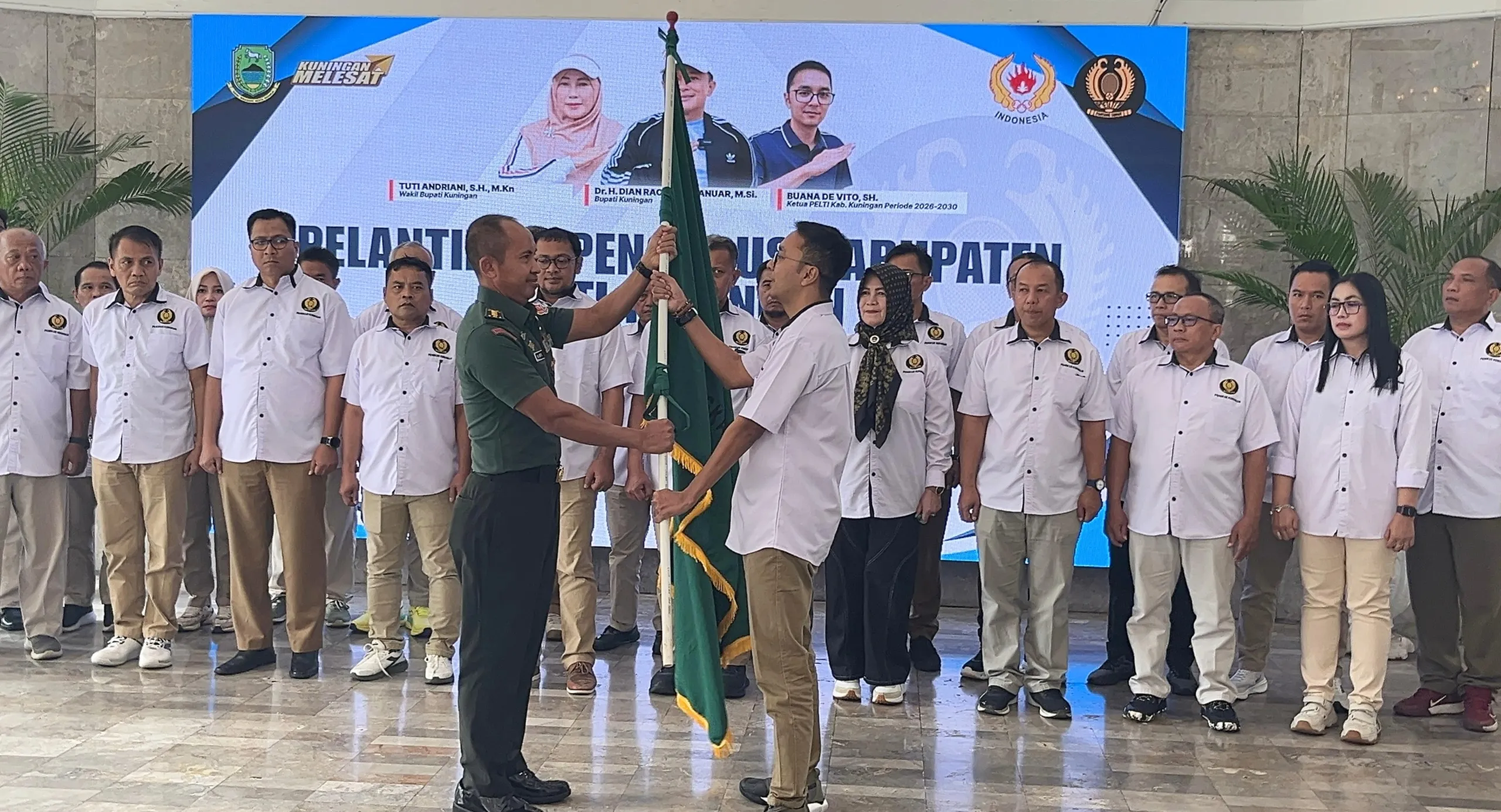 Pelti Kuningan Dikukuhkan