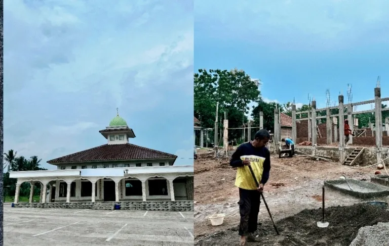 Pembangunan Mesjid Edi Suhaedi Nanggela