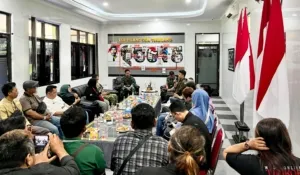 Saat Silaturahmi Dengan Insan Pers