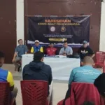 Ketua Pbvsi Nuzul Rachdy Saat Rapat