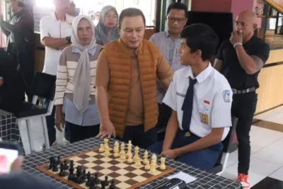 Siswa Smp N Turun Arena Catur