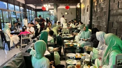 Suasana Bukber Teras Mahar 2
