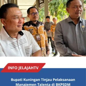 Bupati Kuningan Saat Kunjungi Bkpsdm