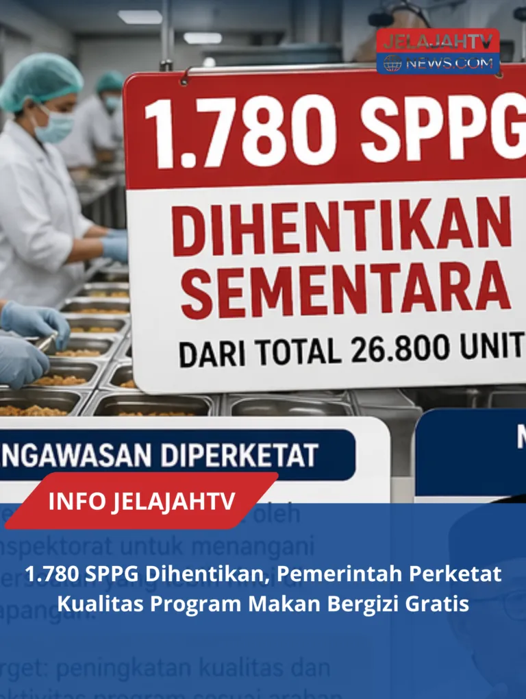 Info Ribuan Sppg Dihentikan Guna Menjaga Kualitas