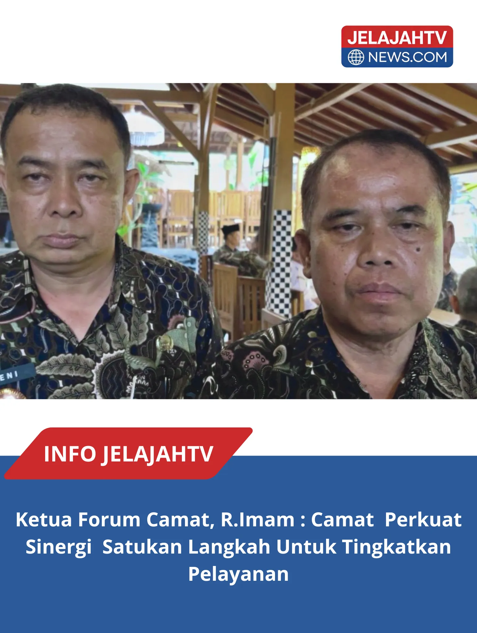 Ketua Forum Camat Se Kabupaten Kuningan R.imam