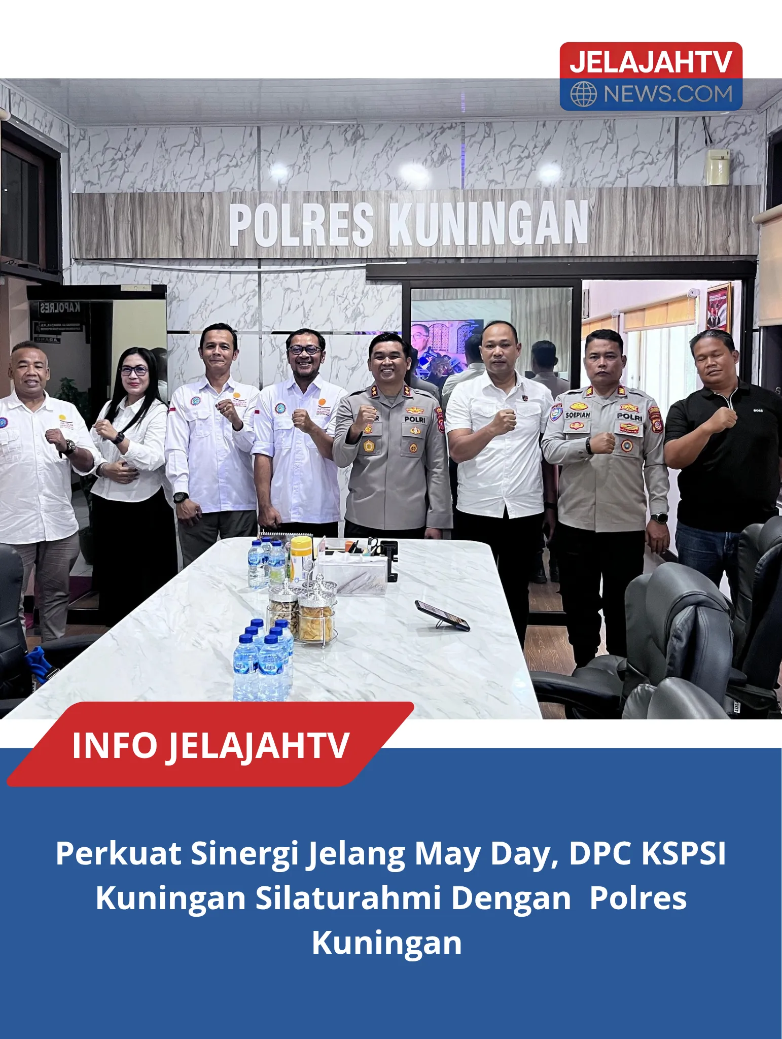 Kspsi Agn Kuningan Bersama Kapolres Dan Jajaran