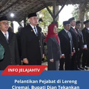 Pelantikan Pejabat Kuningan Di Taman Cadas Poleang