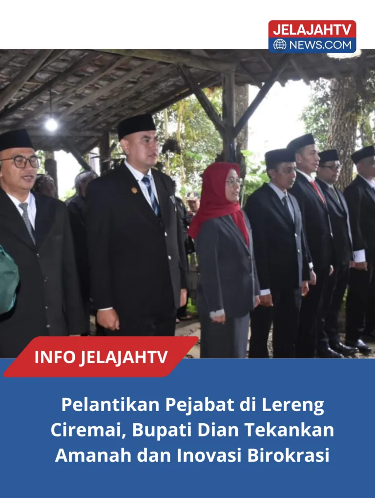 Pelantikan Pejabat Kuningan Di Taman Cadas Poleang