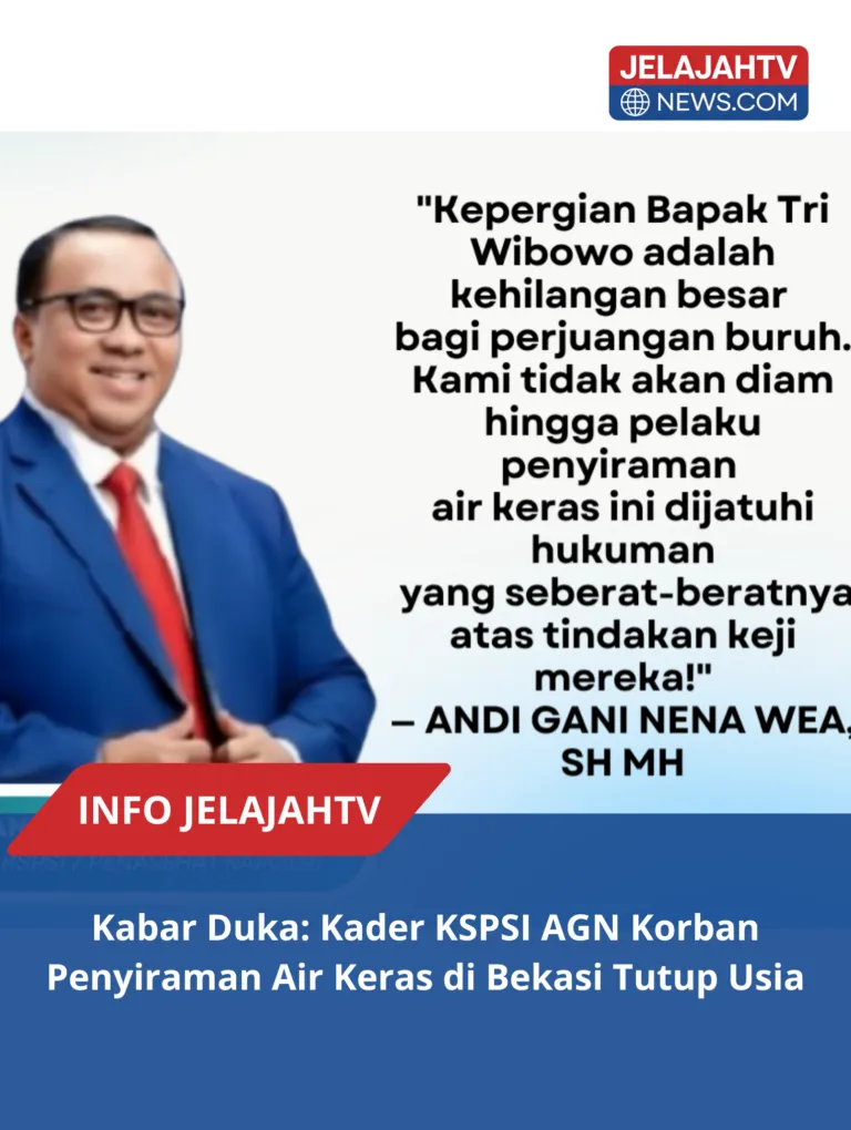 Presiden Kspsi Andi Gani Nena Wea Sh Mh