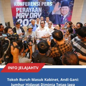 Presiden Kspsi Andi Gani Saat Jumpa Pers