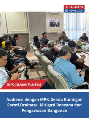 Audiensi dengan MPK, Sekda Kuningan Soroti Drainase, Mitigasi Bencana dan Pengawasan Bangunan