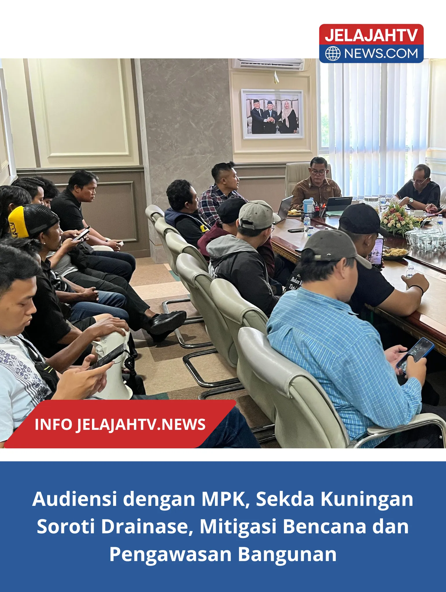 Audiensi dengan MPK, Sekda Kuningan Soroti Drainase, Mitigasi Bencana dan Pengawasan Bangunan