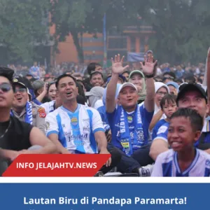 Lautan Biru di Pandapa Paramarta! Ribuan Bobotoh Kuningan Rayakan Persib Juara BRI Super League 2026