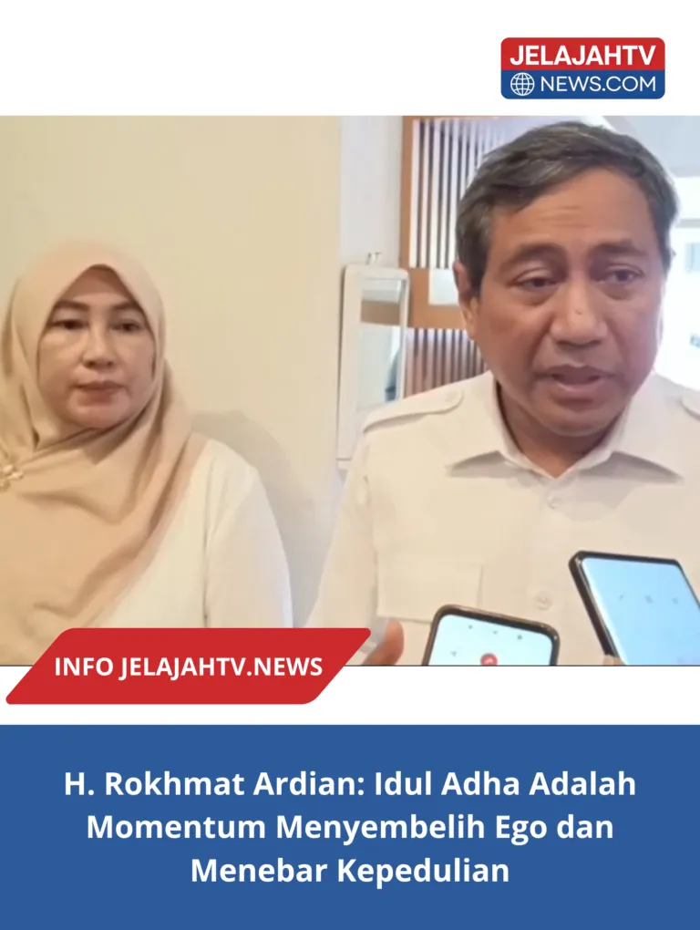 H. Rokhmat Ardian: Idul Adha Adalah Momentum Menyembelih Ego dan Menebar Kepedulian