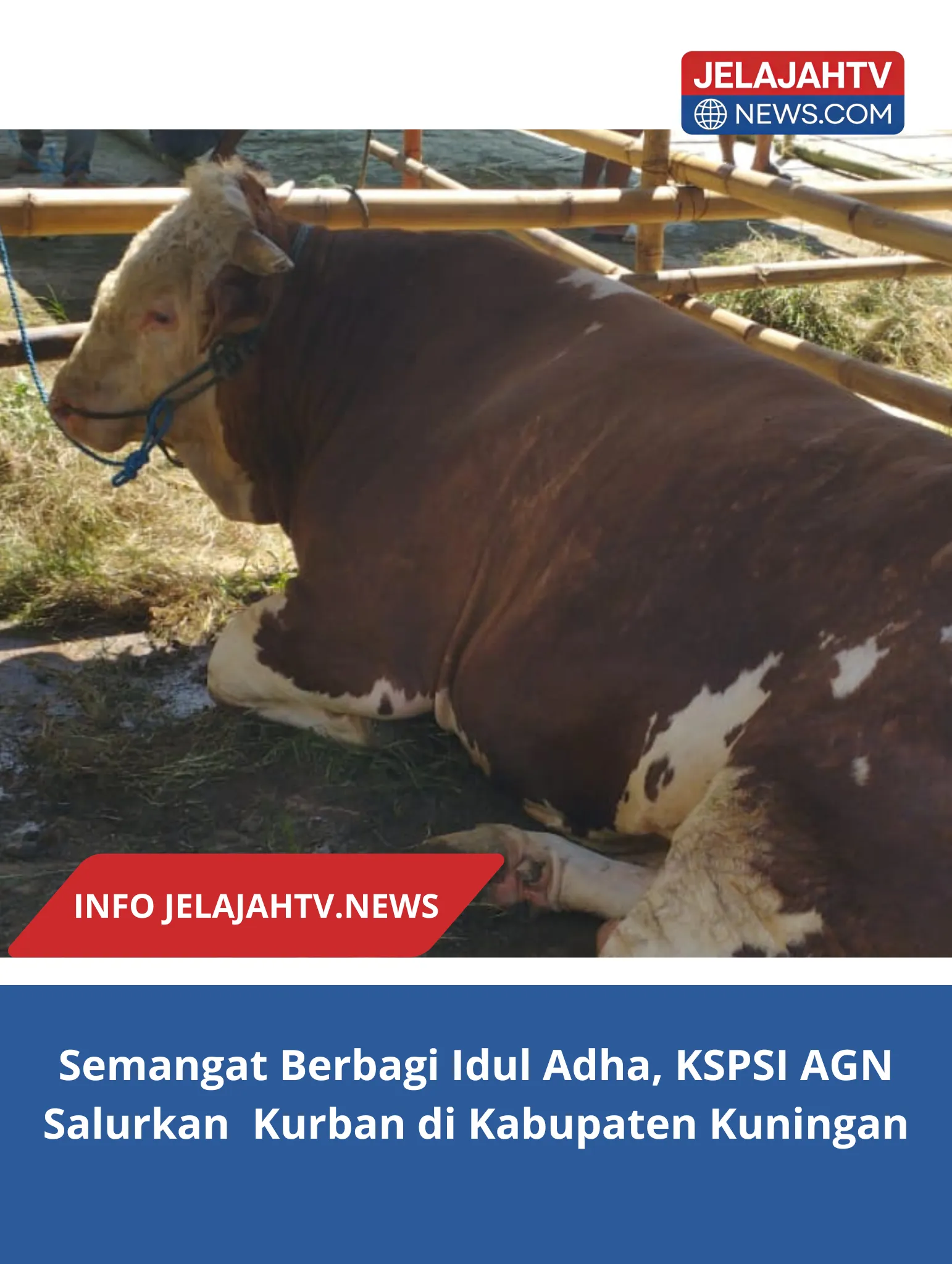 Semangat Berbagi Idul Adha, KSPSI AGN Salurkan Kurban di Kabupaten Kuningan