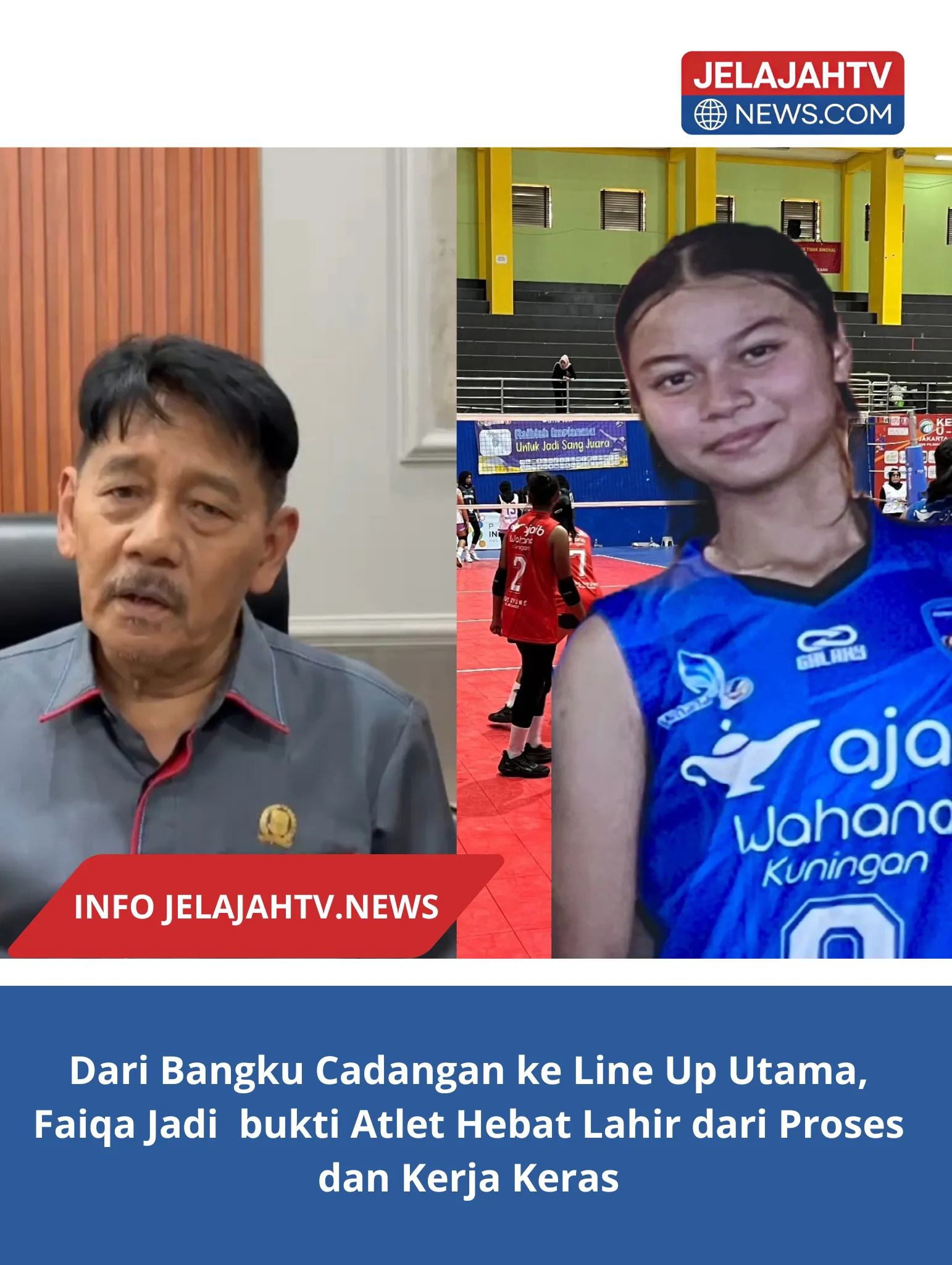 Dari Bangku Cadangan ke Line Up Utama, Faiqa Jadi  bukti Atlet Hebat Lahir dari Proses dan Kerja Keras