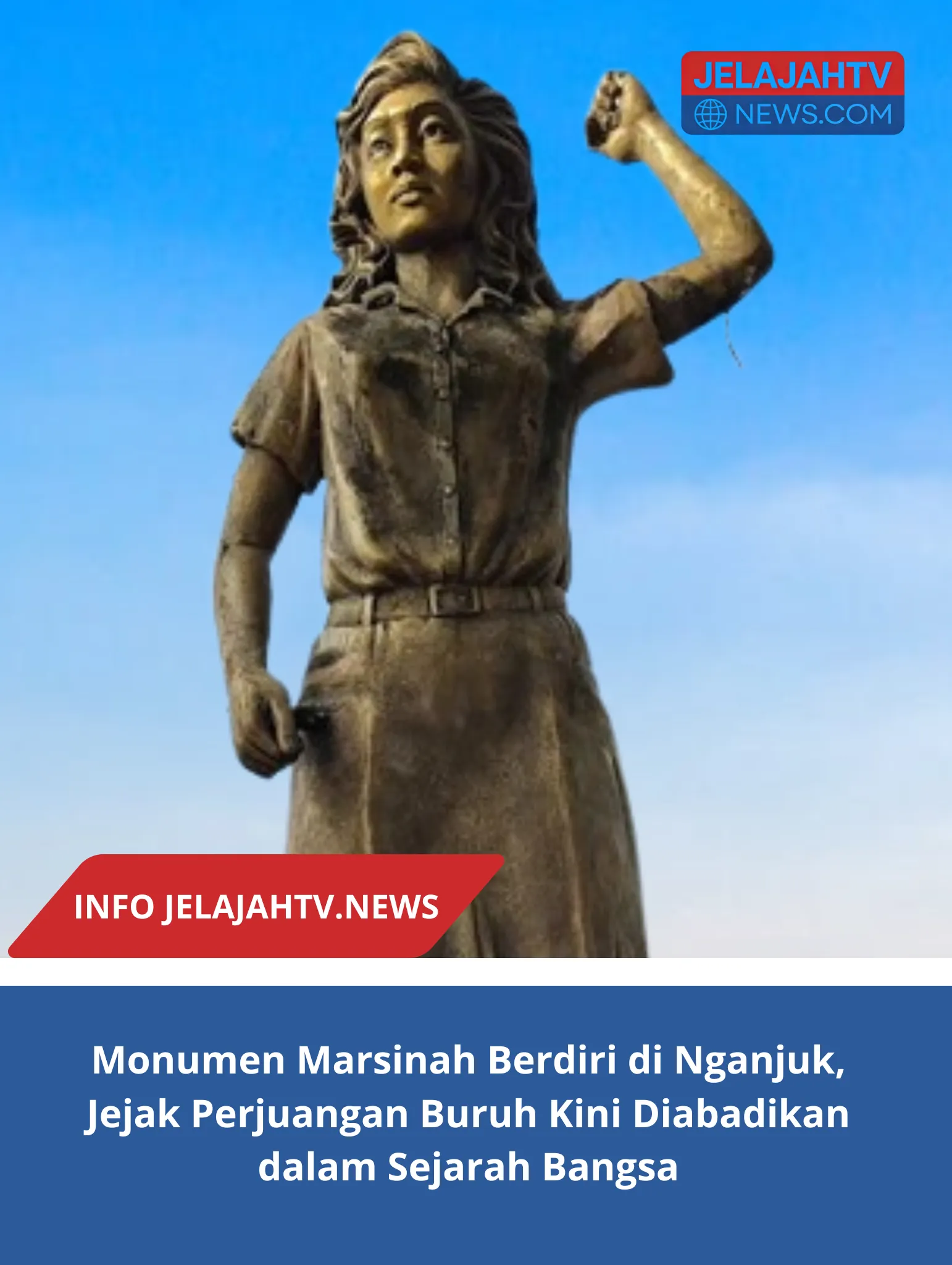 Monumen Marsinah Berdiri di Nganjuk, Jejak Perjuangan Buruh Kini Diabadikan dalam Sejarah Bangsa