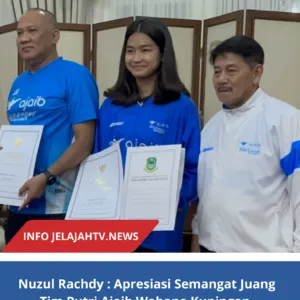 Nuzul Rachdy : Apresiasi Semangat Juang Tim Putri Ajaib Wahana Kuningan, Targetkan