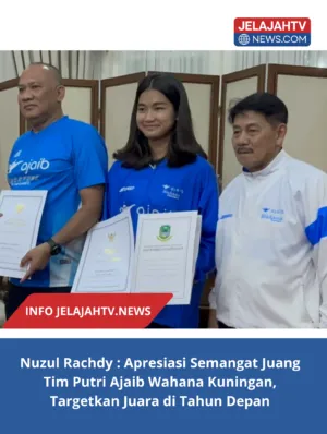Nuzul Rachdy : Apresiasi Semangat Juang Tim Putri Ajaib Wahana Kuningan, Targetkan