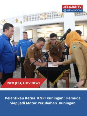 Pelantikan Ketua KNPI Kuningan : Pemuda Siap Jadi Motor Perubahan