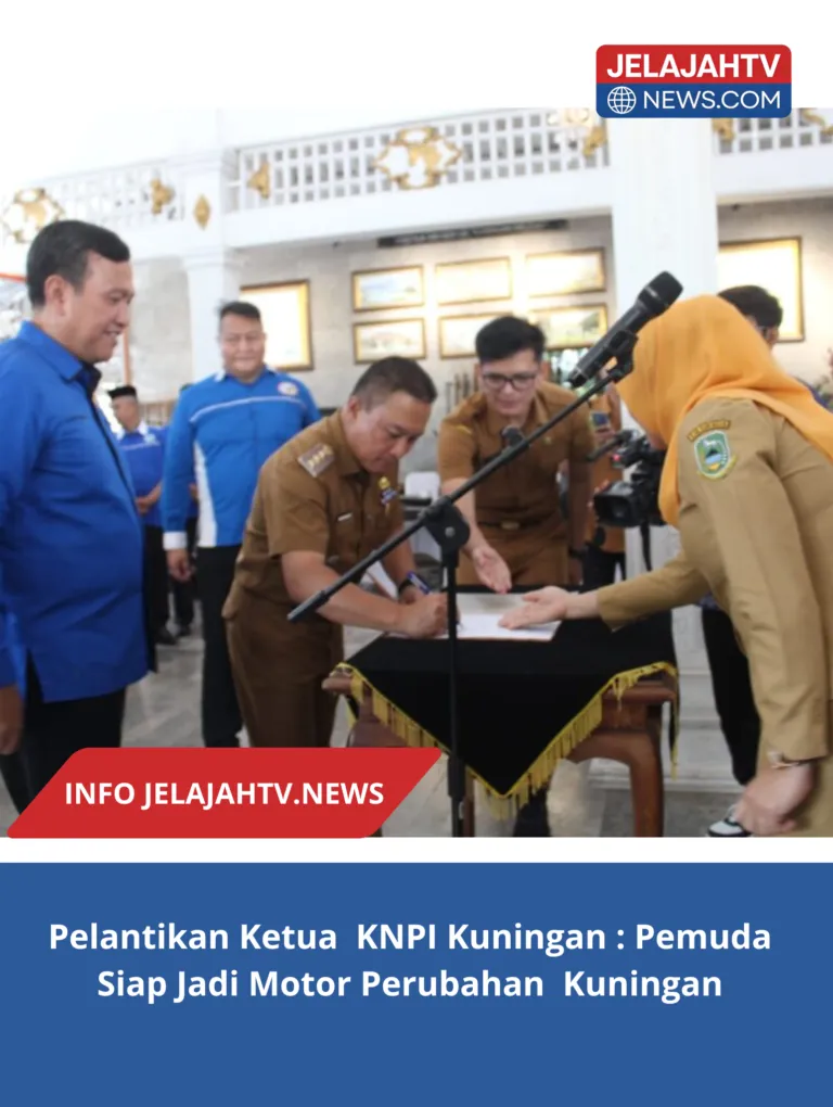 Pelantikan Ketua KNPI Kuningan : Pemuda Siap Jadi Motor Perubahan