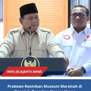 Prabowo Resmikan Museum Marsinah di Nganjuk, Tegaskan Negara Harus Membela Kaum Lemah
