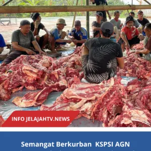 Semangat Berkurban  KSPSI AGN Kuningan  Salurkan Sapi 1 Ton dan 2 Ekor Kambing Untuk Warga