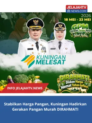Stabilkan Harga Pangan, Kuningan Hadirkan Gerakan Pangan Murah DIRAHMATI