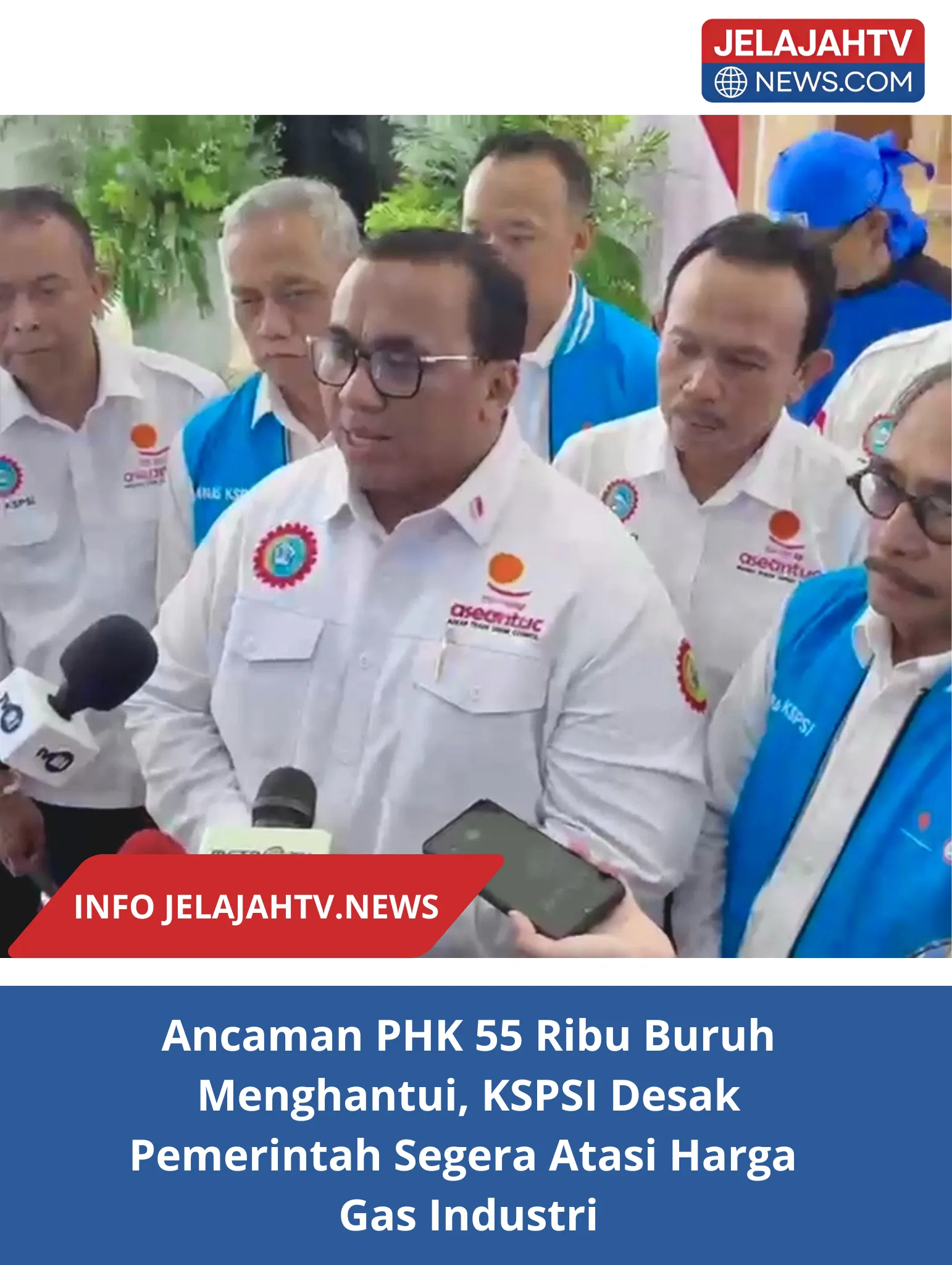 Ancaman PHK 55 Ribu Buruh Menghantui, KSPSI Desak Pemerintah Segera Atasi Harga Gas Industri