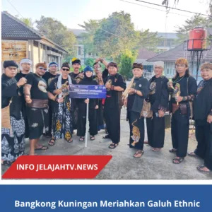 Bangkong Kuningan Meriahkan Galuh Ethnic Carnival 2026, Tari Angklung Bangkong Tampil Memukau di Hari Jadi Ciamis ke-384