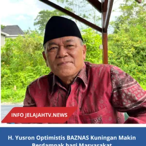 H. Yusron Optimistis BAZNAS Kuningan Makin Berdampak bagi Masyarakat