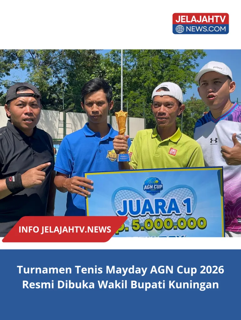 Mayday AGN Cup 2026 Sukses Digelar, 64 Petenis Bertarung Sengit di Kuningan, BIUS A Tampil Sebagai Juara