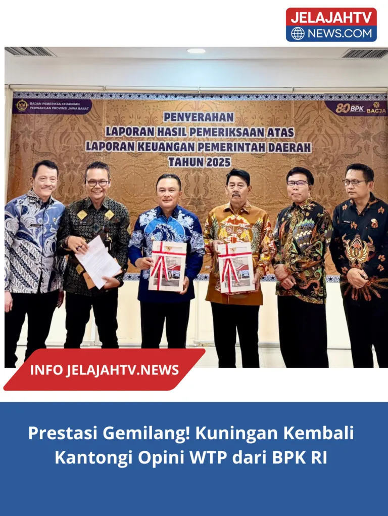 Prestasi Gemilang! Kuningan Kembali Kantongi Opini WTP dari BPK RI